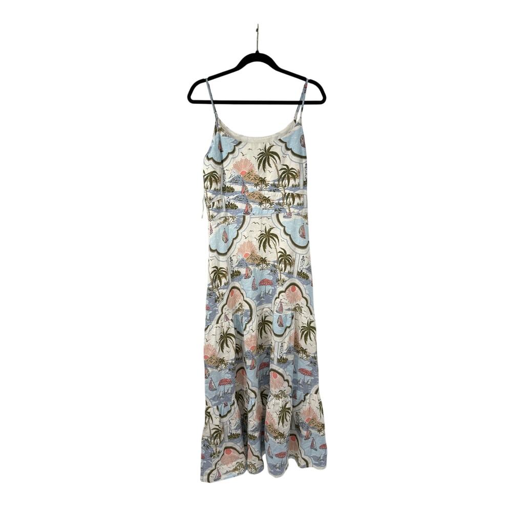 Cynthia Rowley Tropical Print Maxi Dress NWT Sz 10 Womens vacay spring break